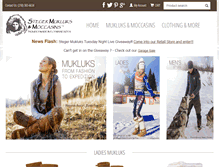 Tablet Screenshot of mukluks.com